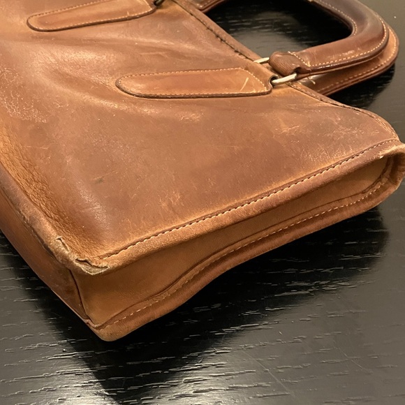 Coach Dark Brown Leather Bag - Picture 5 of 13